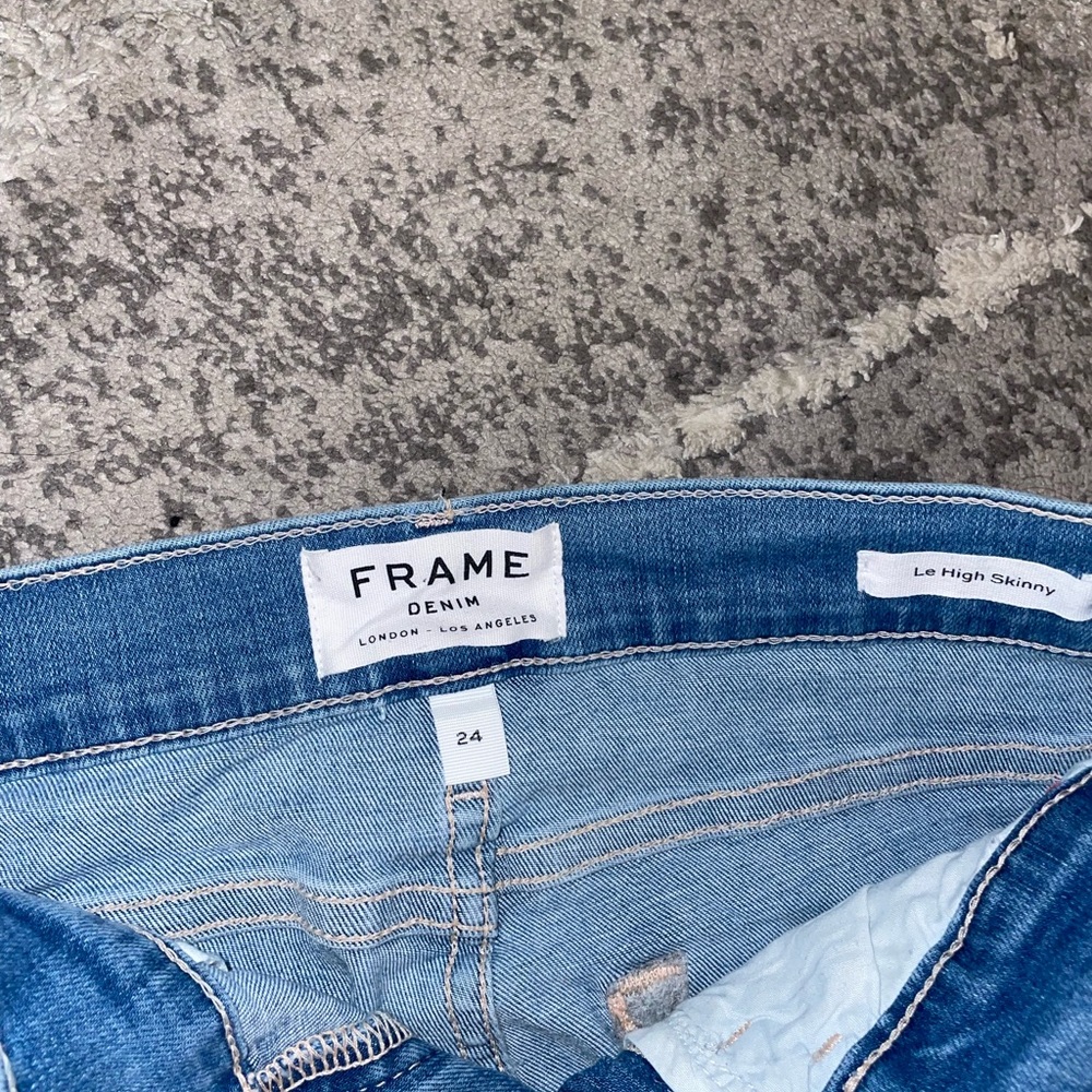 Frame Skinny High Waist Jeans